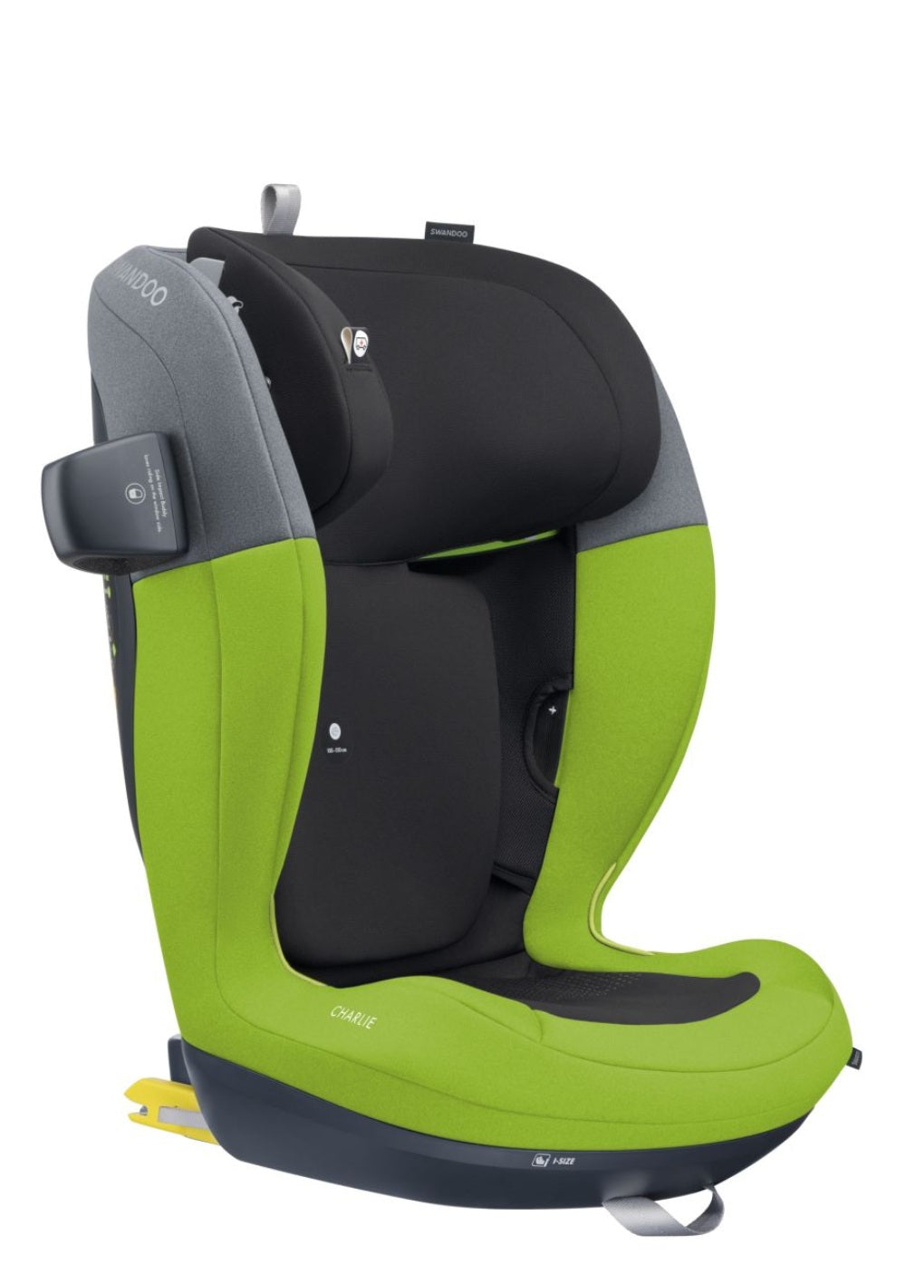 Swandoo Kindersitz Charlie i-Size Lime/Sesame Grey