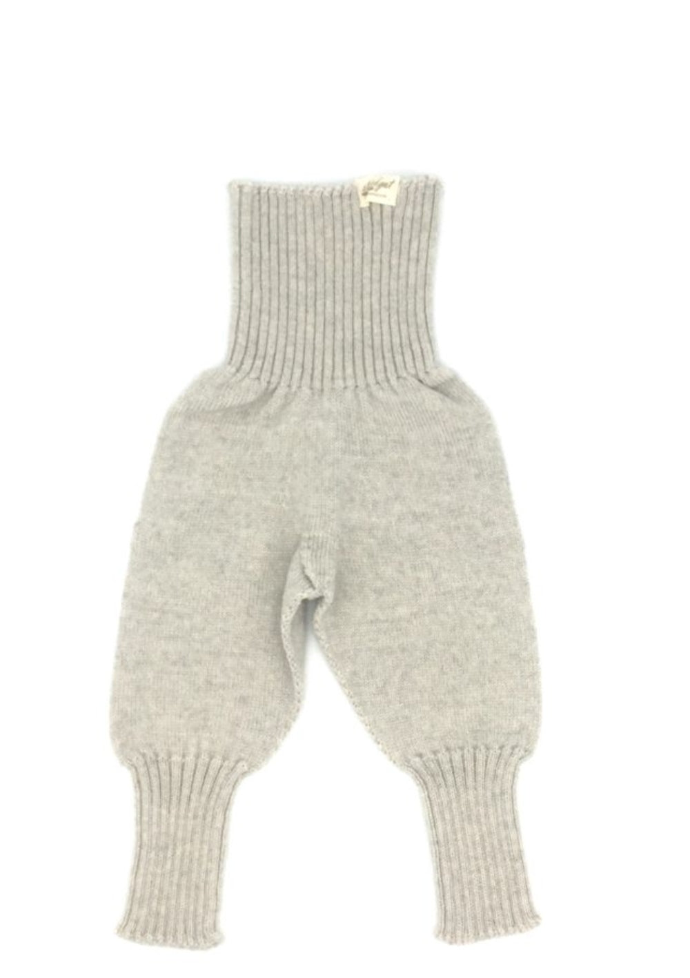 strickgut Gestrickte Babyhose mit weichem Bund Stein