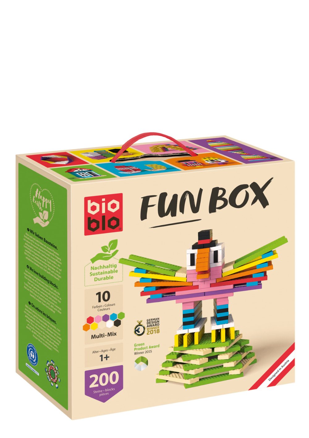 Bioblo Fun Box 'Multi Mix' mit 200 Bausteinen 