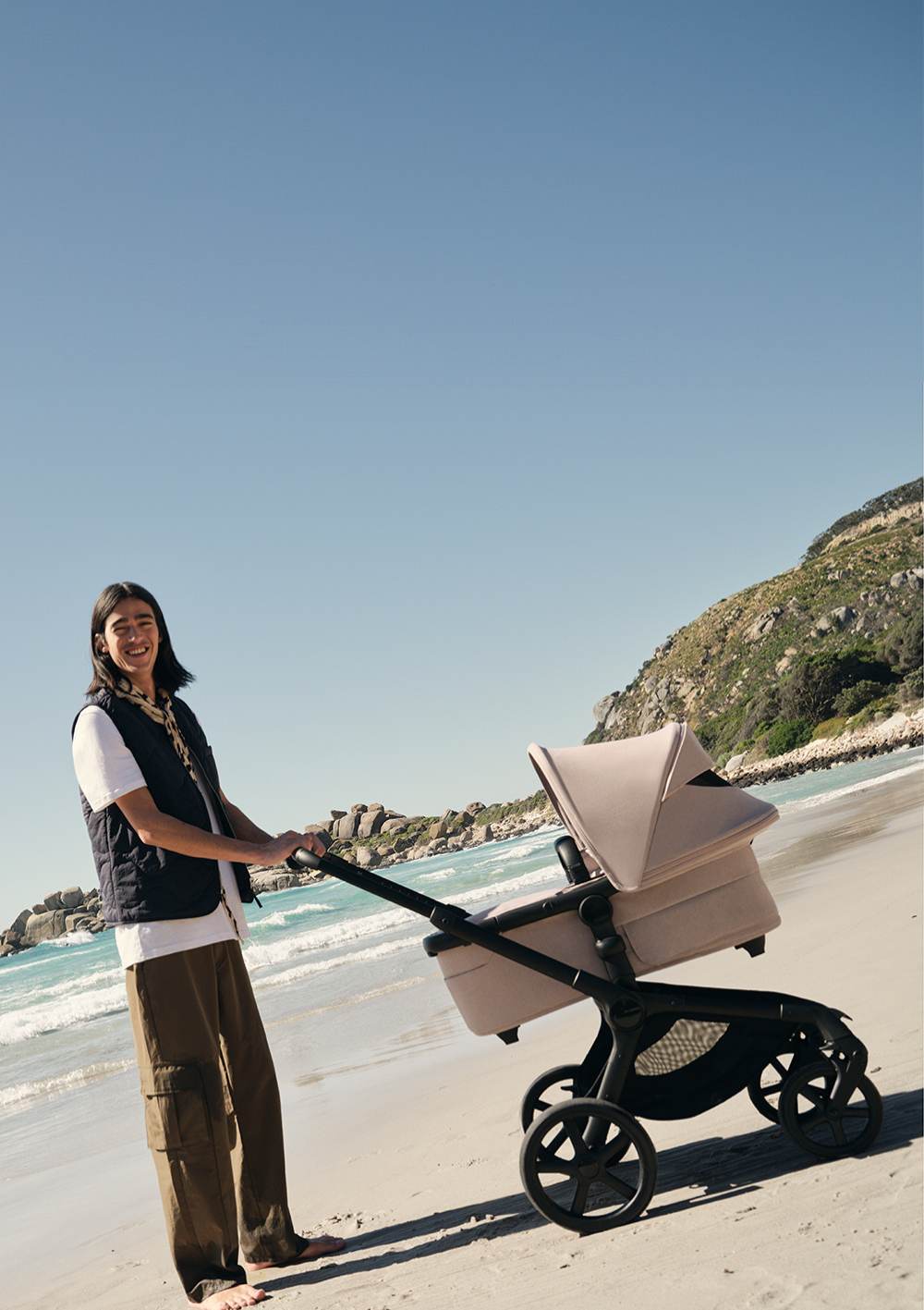 Bugaboo Fox 5 Renew Kinderwagen-Set Black / Desert Taupe Melange