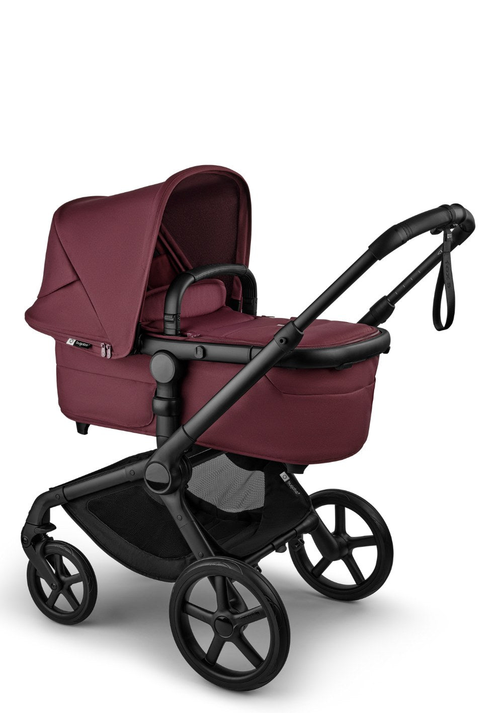 Bugaboo Fox 5 Renew Kinderwagen-Set Black / Dark Cherry