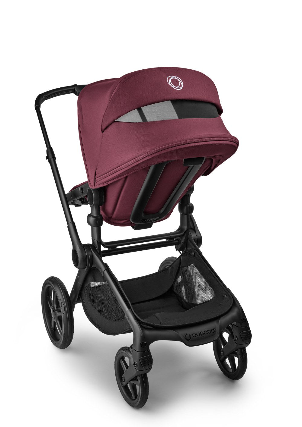 Bugaboo Fox 5 Renew Kinderwagen-Set Black / Dark Cherry