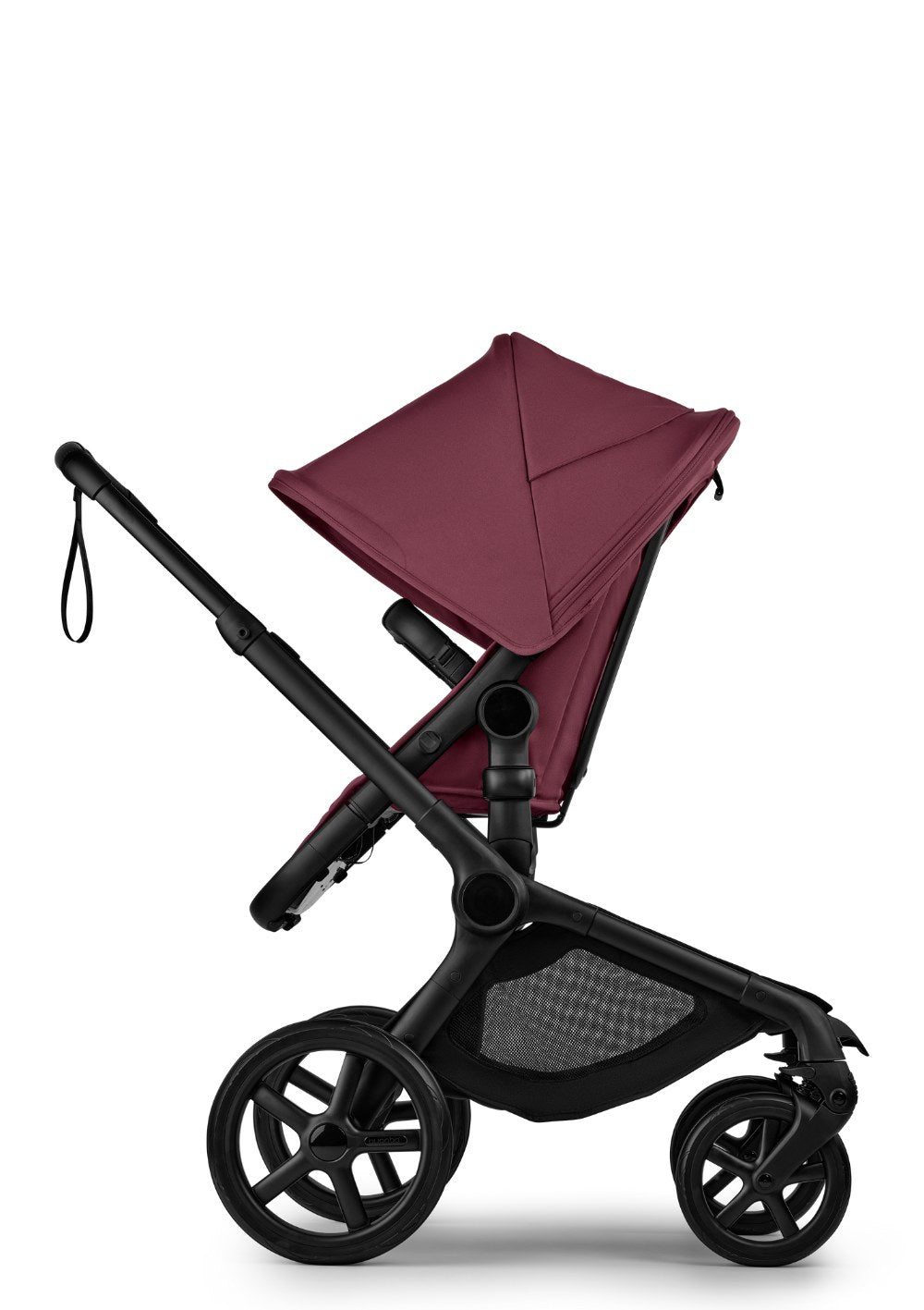 Bugaboo Fox 5 Renew Kinderwagen-Set Black / Dark Cherry