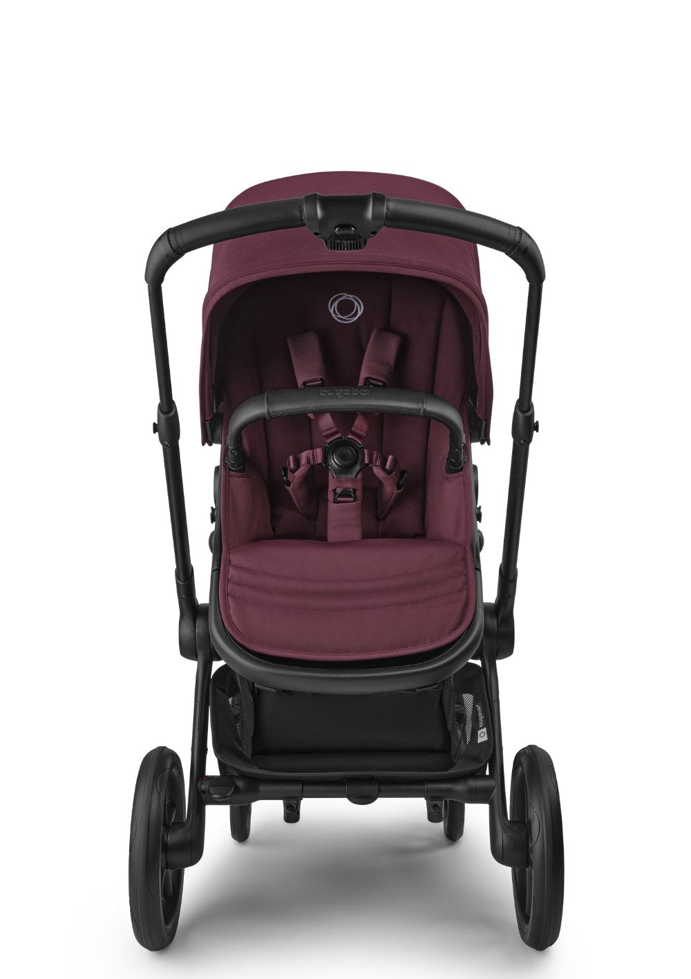 Bugaboo Fox 5 Renew Kinderwagen-Set Black / Dark Cherry