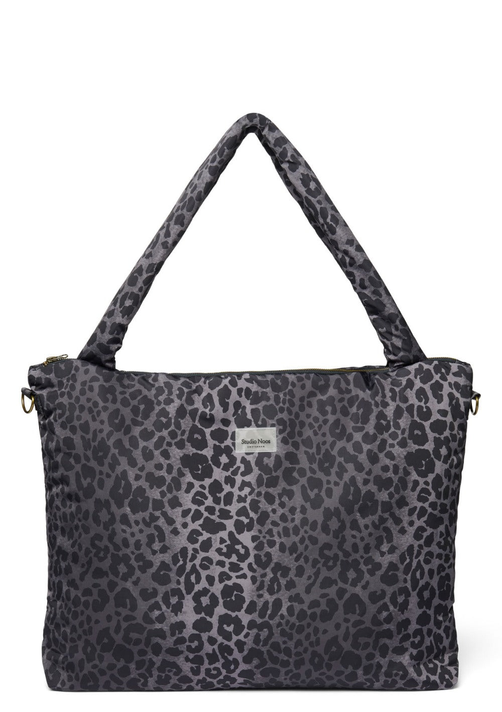 Studio Noos Wickeltasche 'Puffy Diaper Bag' Antra Leopard