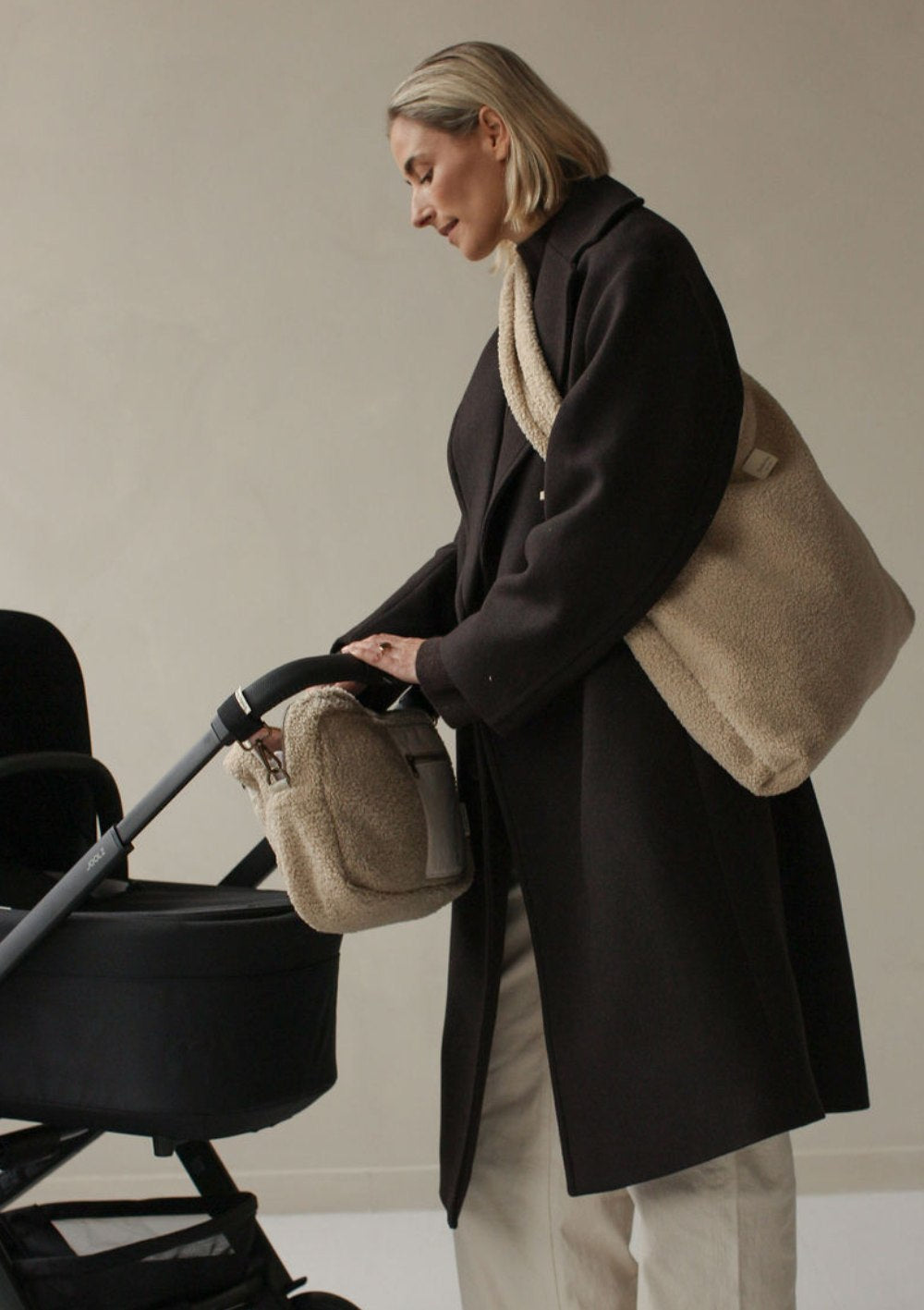 Studio Noos Wickeltasche 'Teddy Diaper Bag' Ecru 