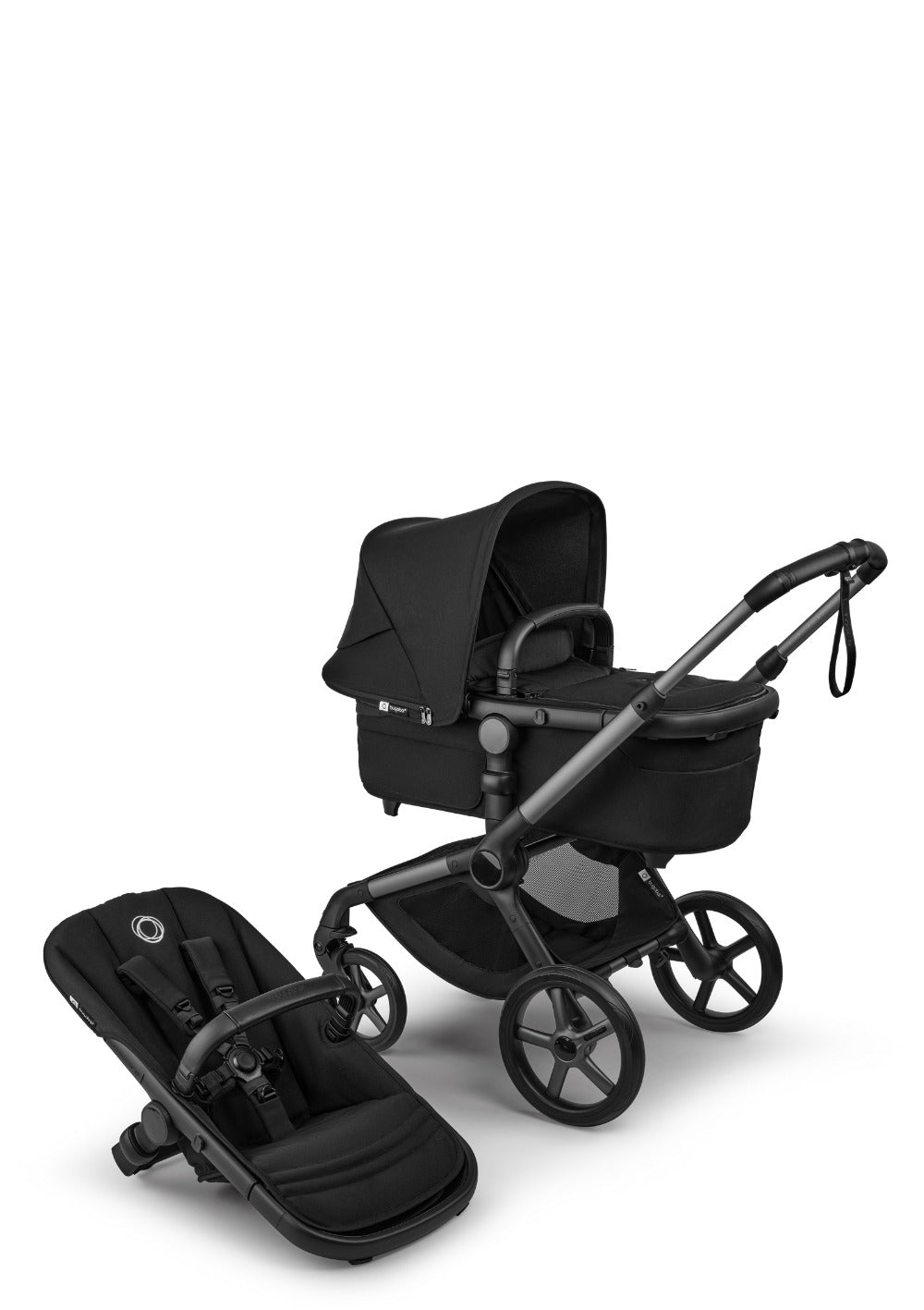 Fox 5 Renew Kinderwagen-Set 'Designed by you' Graphit / Heritage-Schwarz