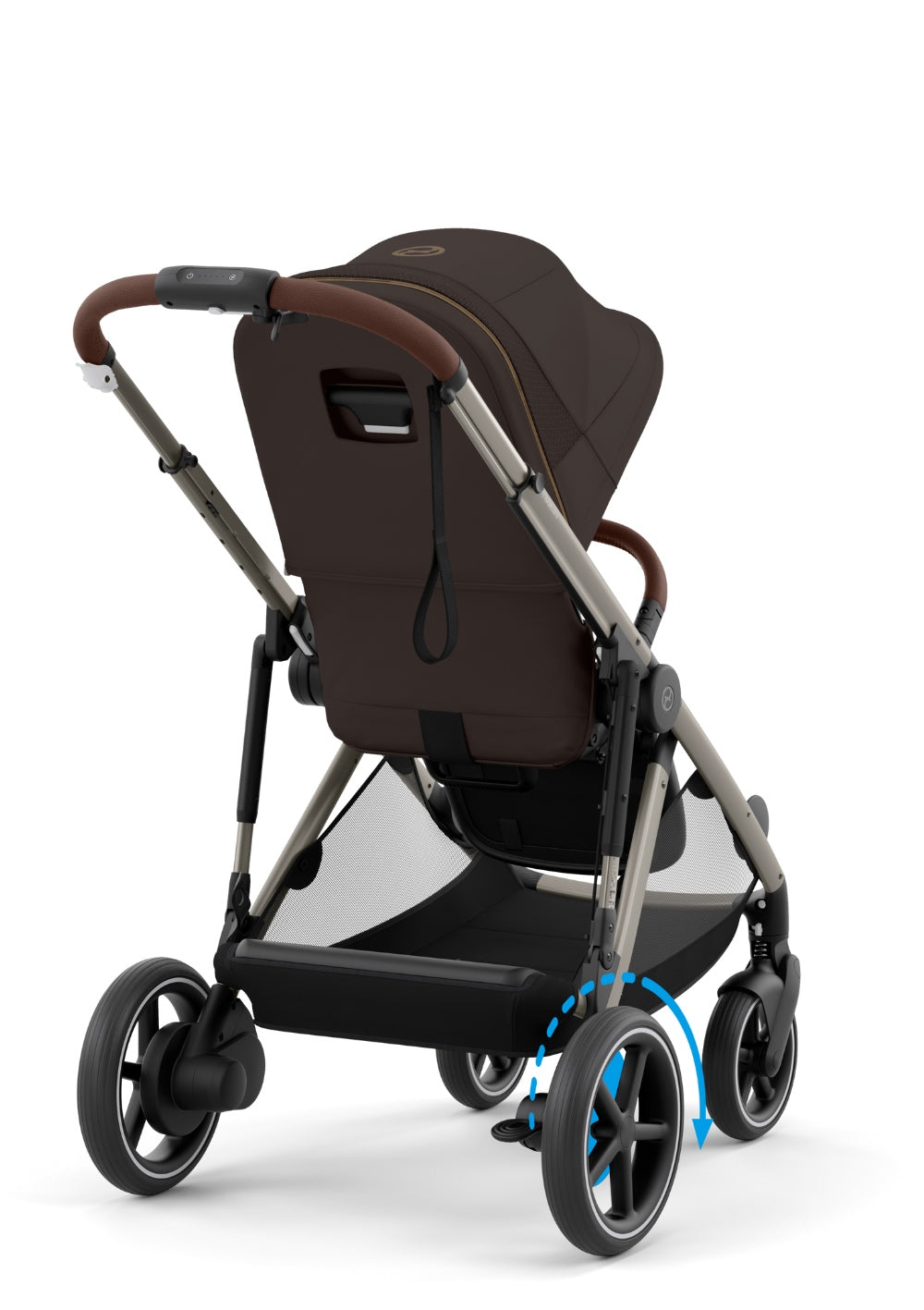 Cybex Gold Kinderwagen 'e-Gazelle S' Chocolate Brown