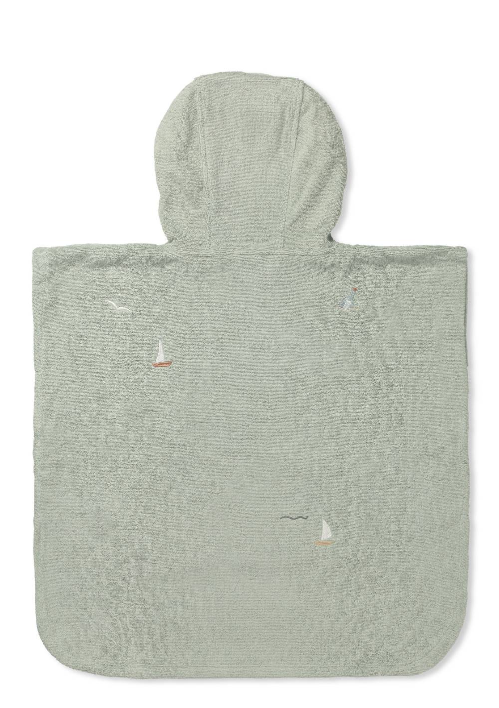 Dear April Badeponcho Sailboats