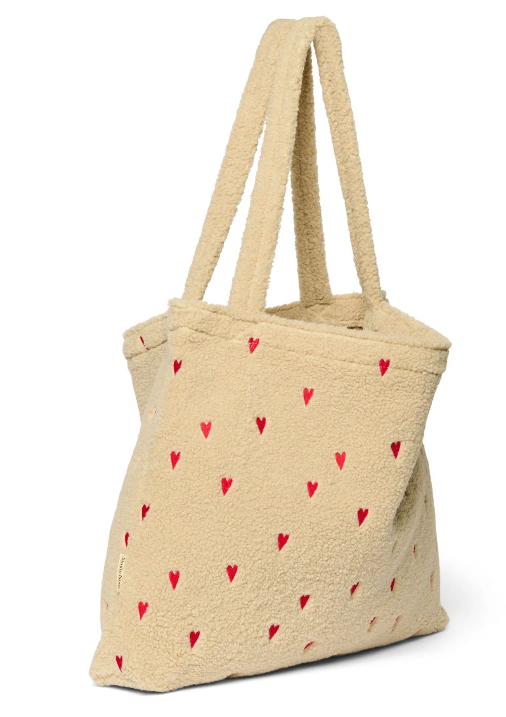 Tasche 'Teddy Mom-Bag' Ecru Hearts