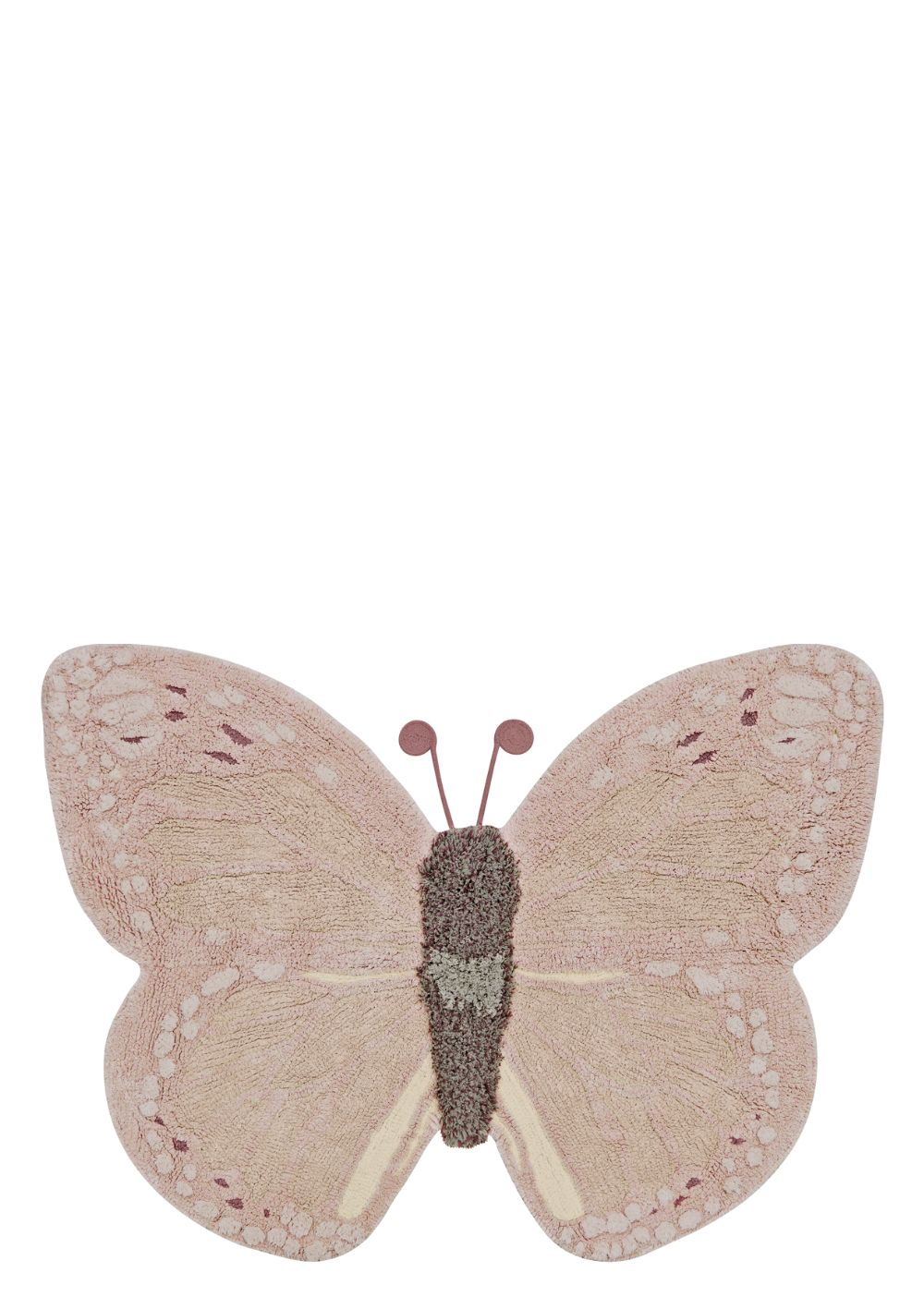 Lorena Canals Teppich mit Tiermotiv 'Butterfly' 120 x 90 cm
