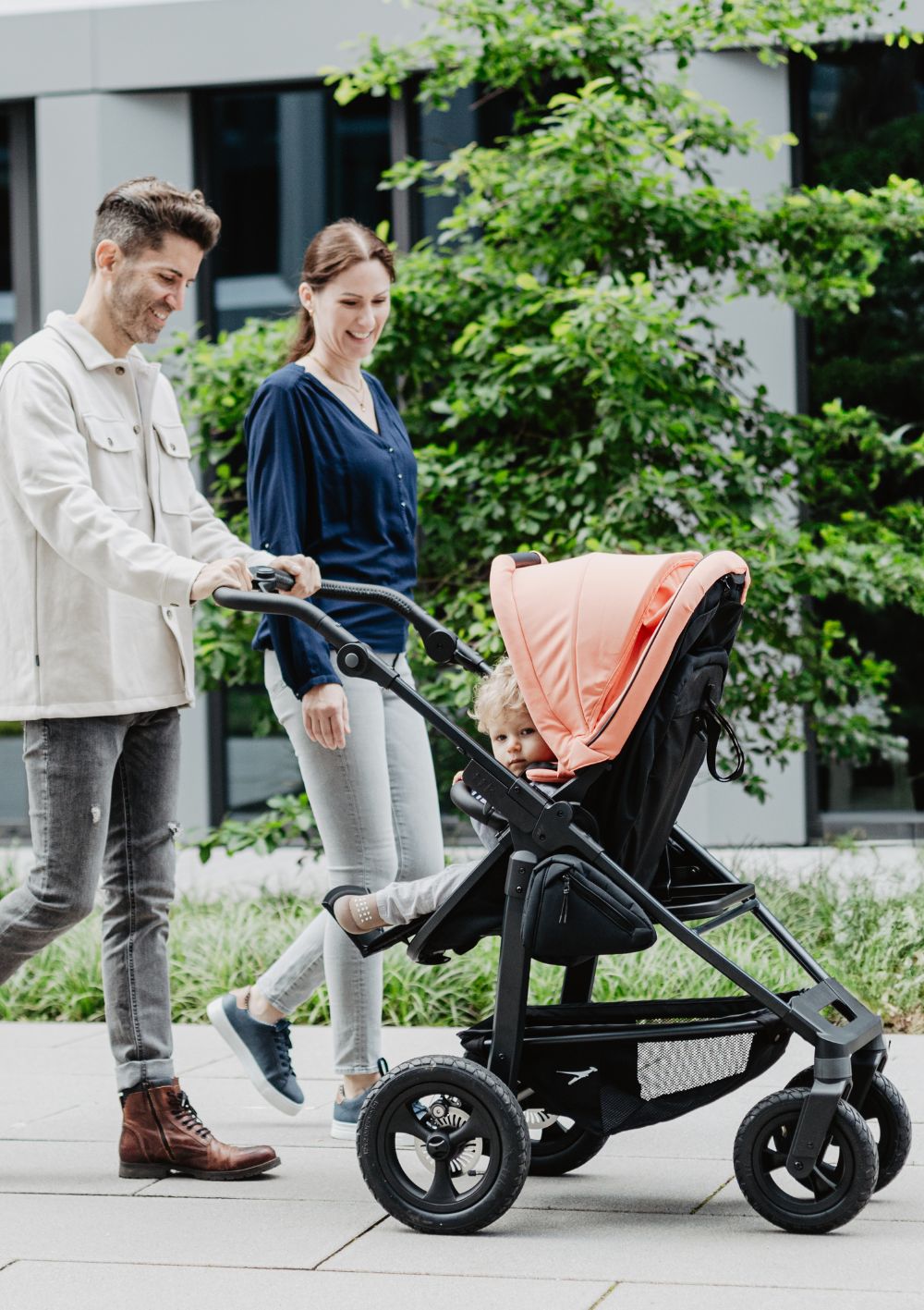 TFK Kombi Kinderwagen 'Mono 4' Lachs