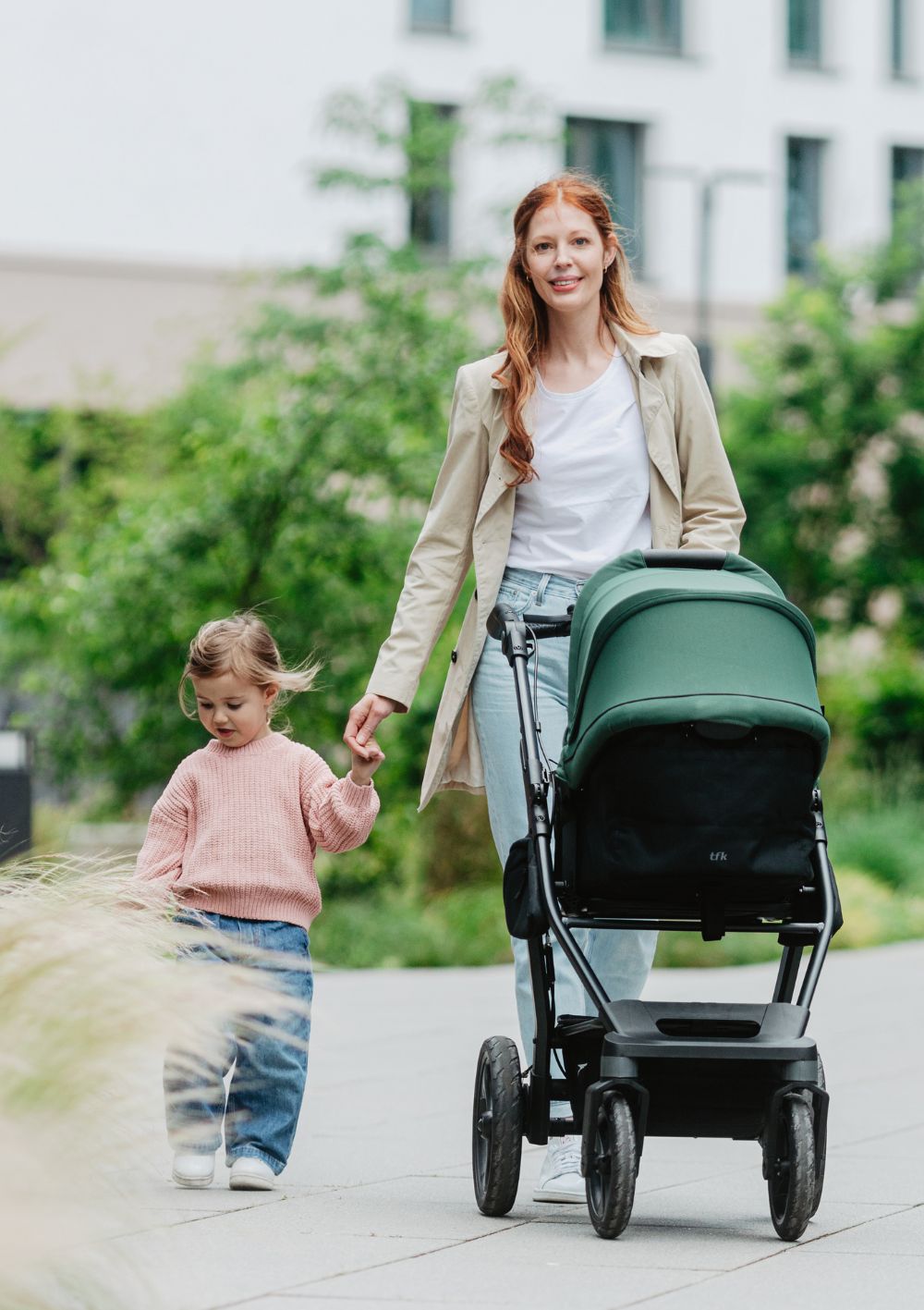 TFK Kombi Kinderwagen 'Mono 4' Olive