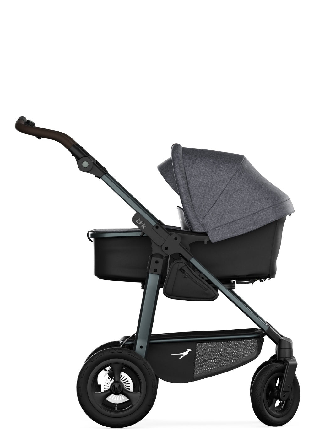 TFK Kombi Kinderwagen 'Mono 4' Premium Schwarz