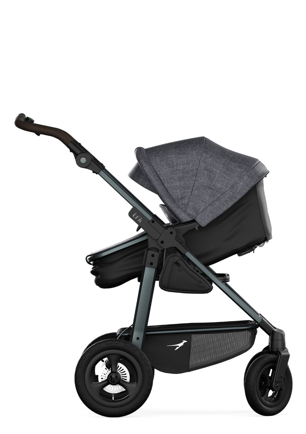 TFK Kombi Kinderwagen 'Mono 4' Premium Schwarz