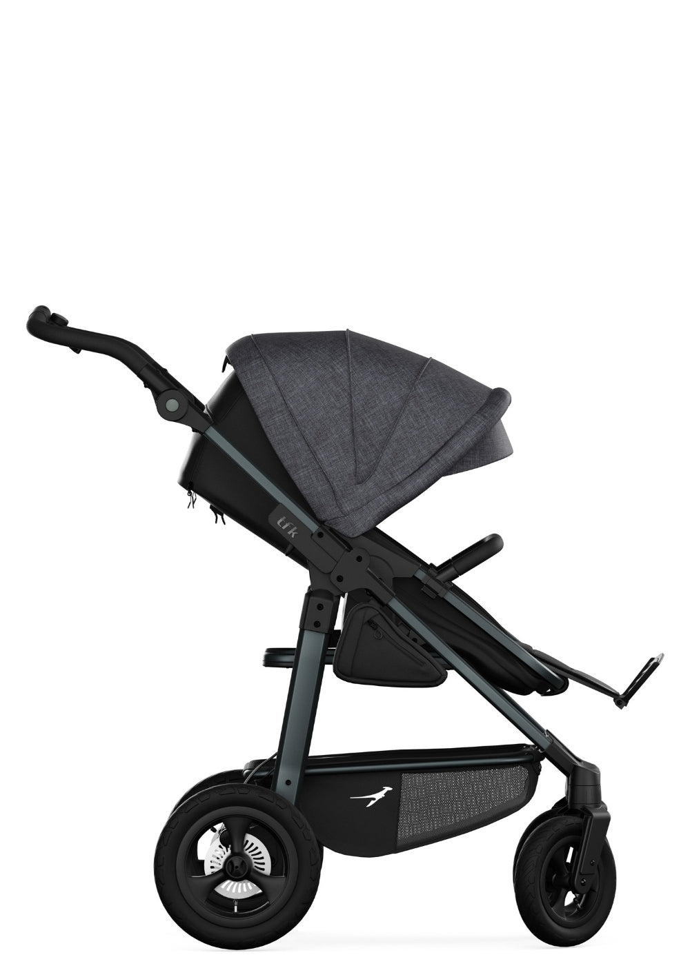 TFK Kombi Kinderwagen 'Mono 4' Premium Schwarz
