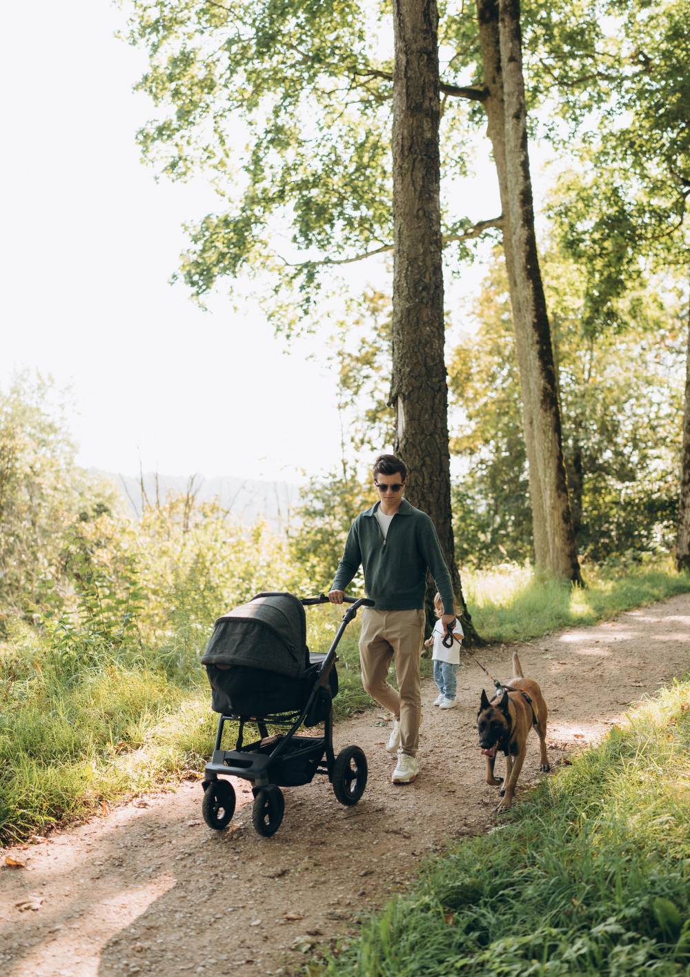 TFK Kombi Kinderwagen 'Mono 4' Premium Schwarz