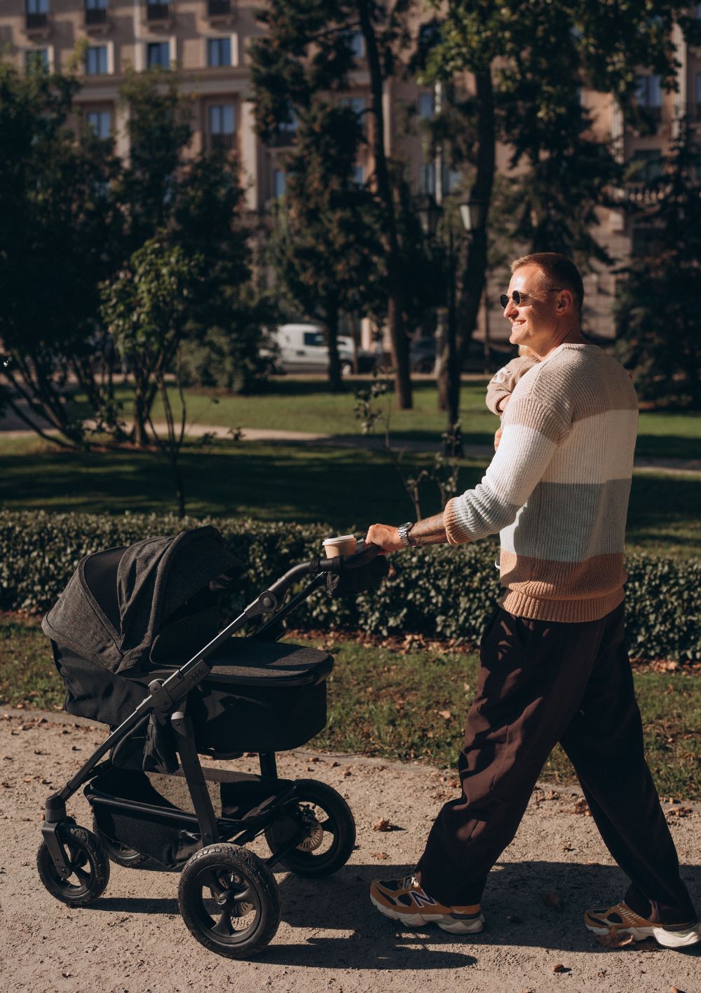TFK Kombi Kinderwagen 'Mono 4' Premium Schwarz