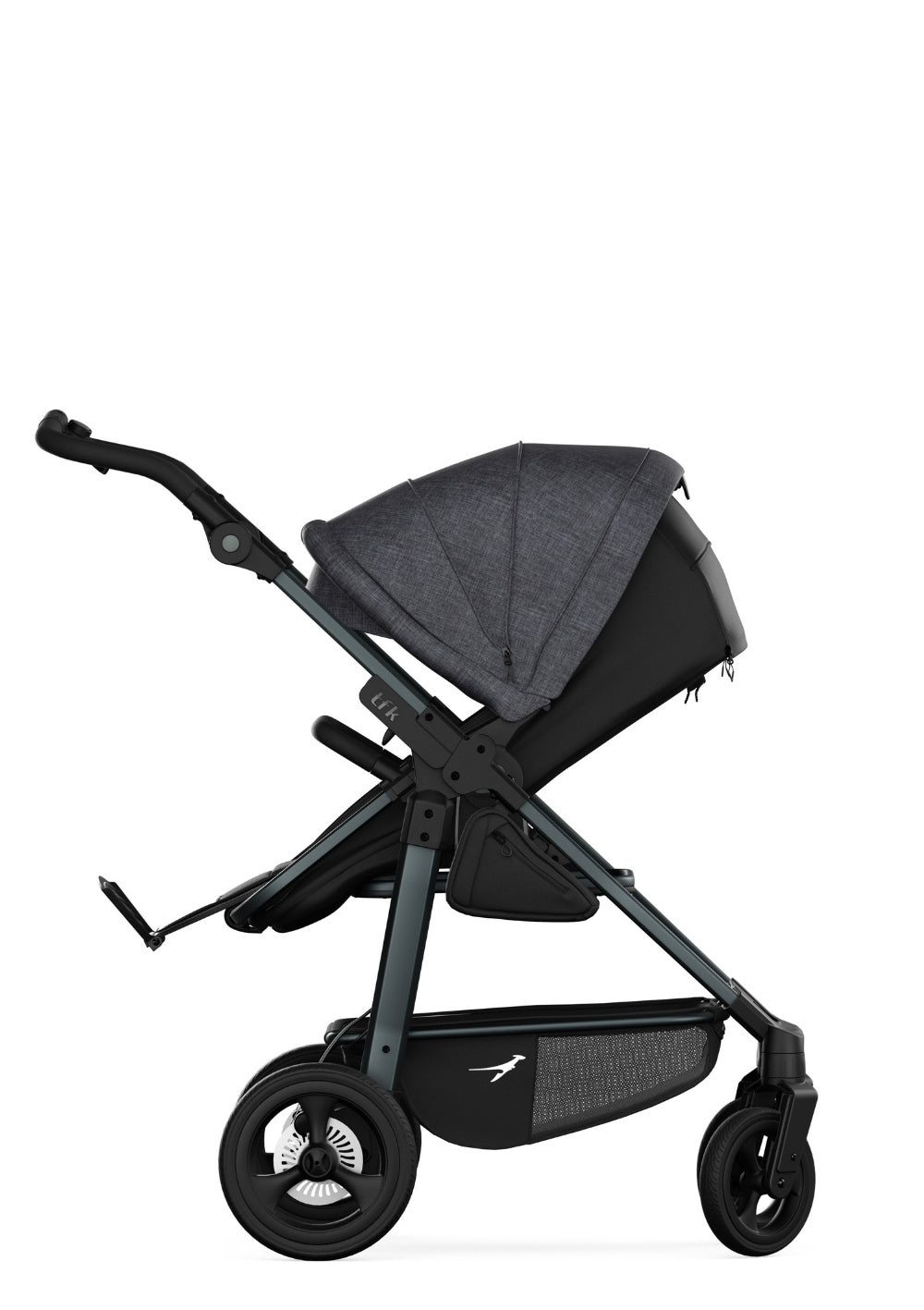 TFK Kombi Kinderwagen 'Mono 4' Premium Schwarz