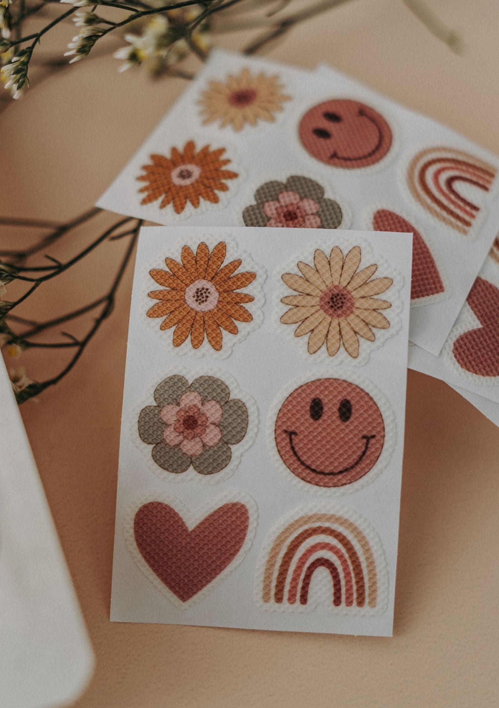 Anti-Mücken-Sticker 'Flower Power' – Stickerbogen