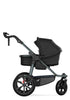 Kombi-Kinderwagen 'Pro' schwarz