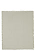 Musselin Decke 'Fringe' Olive Green 120 x 120 cm