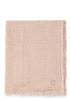 Musselin Decke Wiege 'Fringe' Moonstone 100 x 75 cm