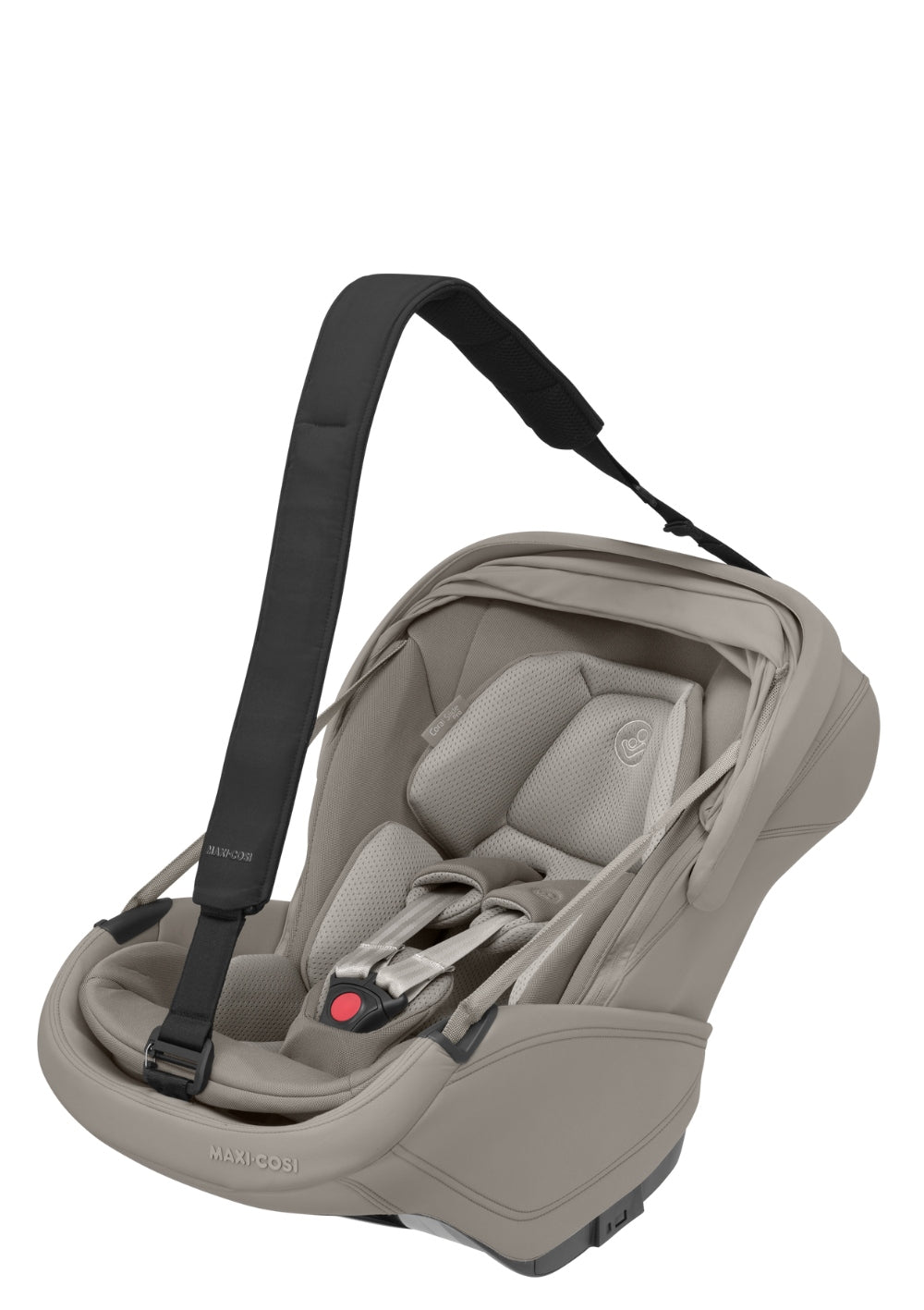Maxi-Cosi Babyschale 'Coral Slide Pro' Sapphire Sand inkl. Tragegurt