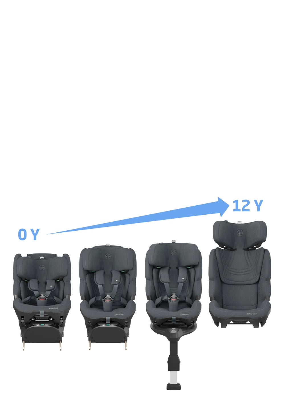 Maxi-Cosi Kindersitz 'Pearl XL Slide Pro' Authentic Graphite