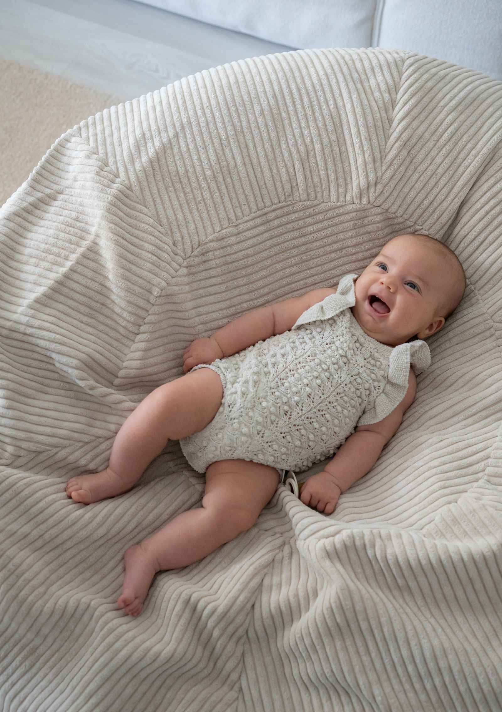 Funzy Family Sitzsack XXL Cord Creme Beige
