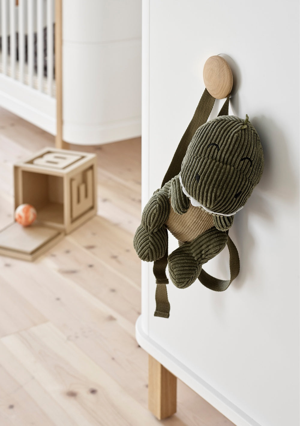 Oliver Furniture 'Wood' (Wickel-)Kommode 3 Schubladen Weiß/Eiche 