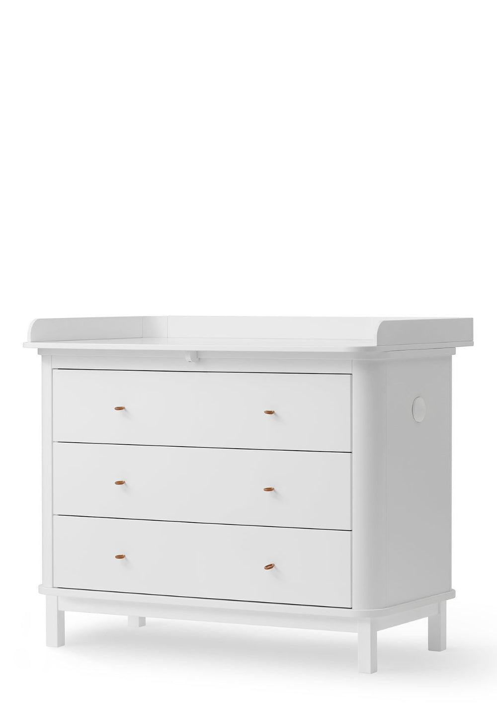 Oliver Furniture 'Wood' (Wickel-)Kommode 3 Schubladen Weiß