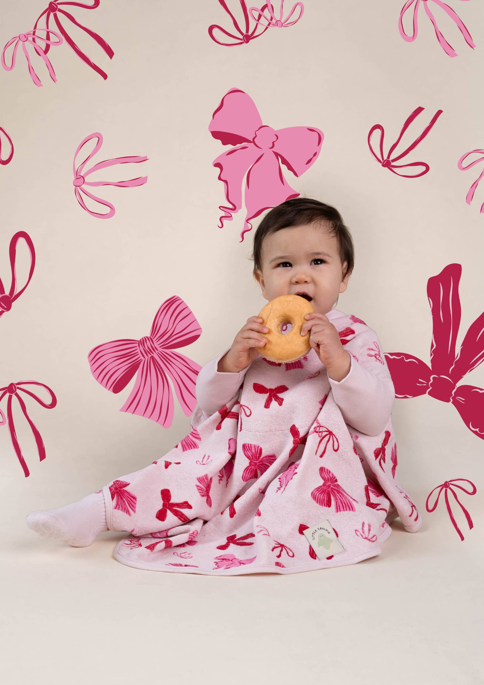 Little Casimir Lätzchen 'Boo' Pretty Pink 