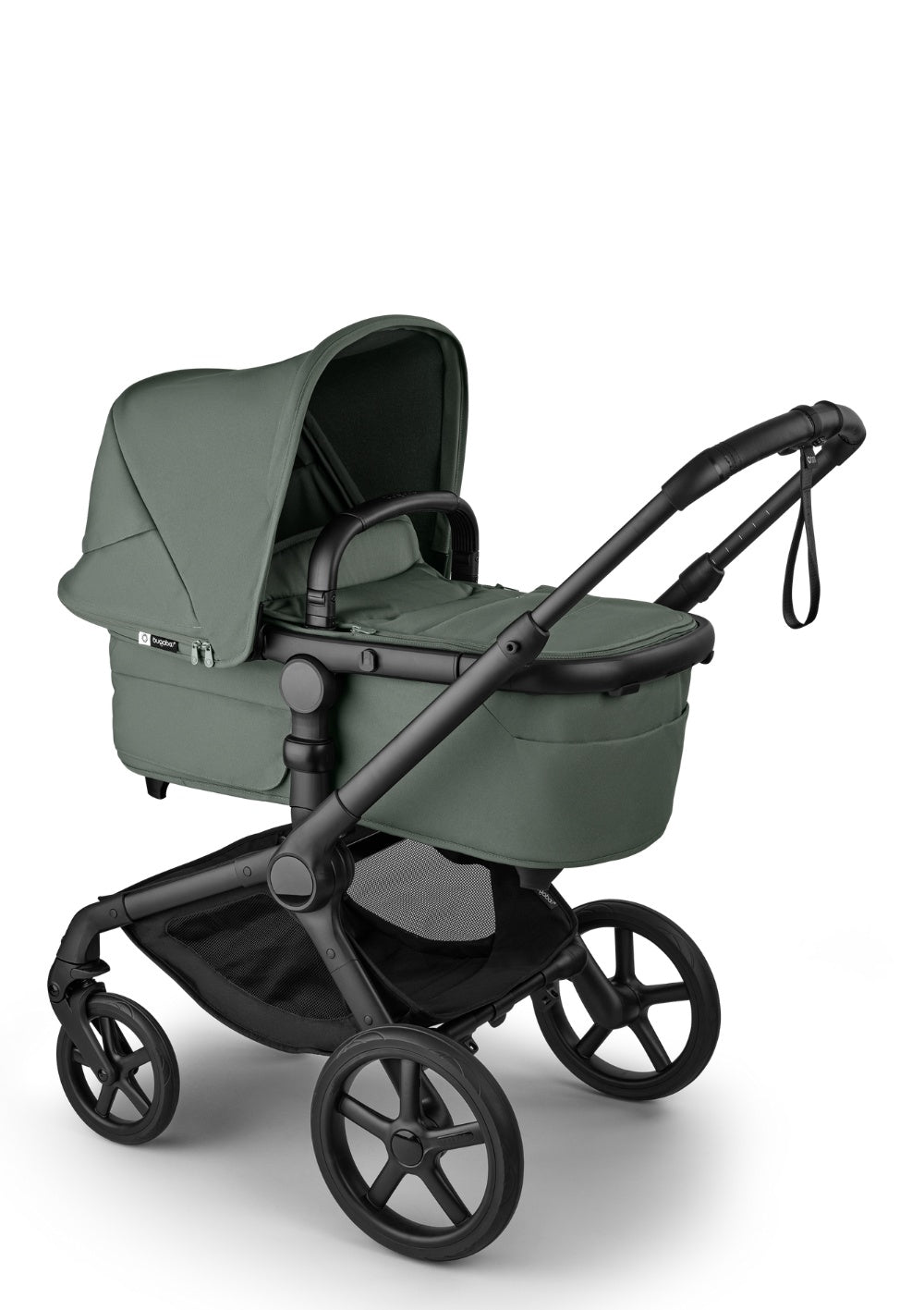 Bugaboo Fox 5 Renew Kinderwagen-Set Schwarz / Forest Green