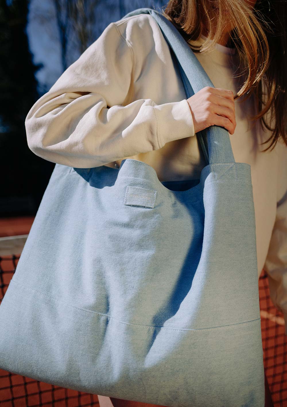 Studio Noos Tasche 'Denim Mom-Bag'