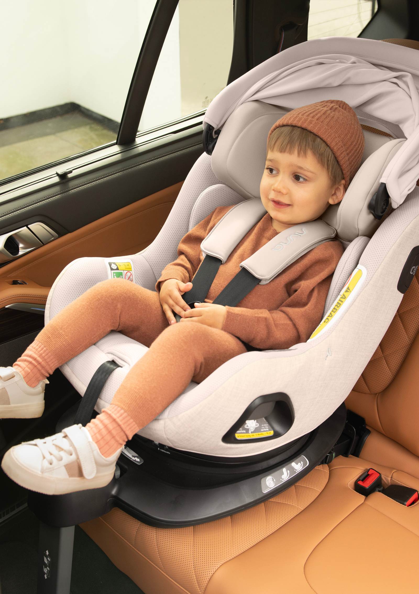 Nuna Kindersitz 'PRUU aire i-Size' Biscotti
