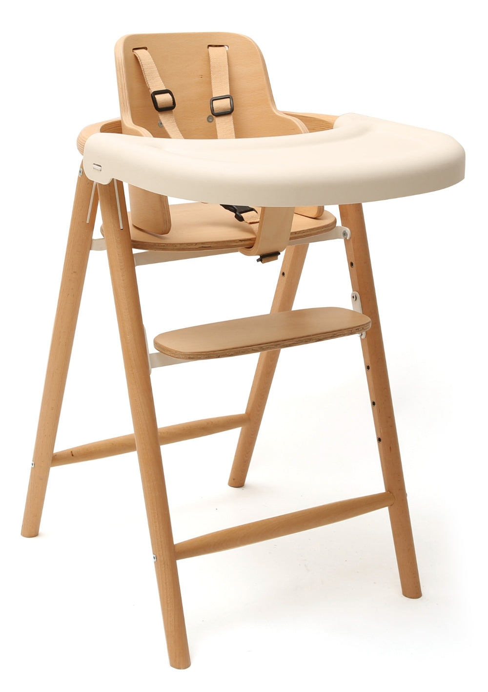 Charlie Crane Hochstuhl 'Tobo' mit Baby-Set & Tablett natural 
