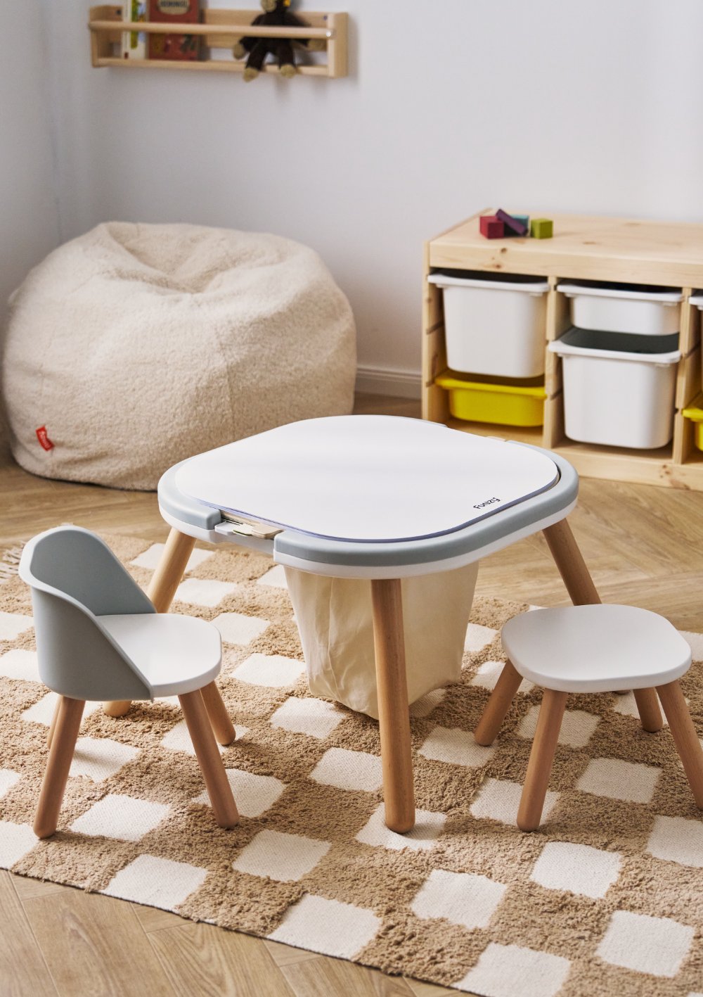 Funzy Spieltisch Graphit Grau