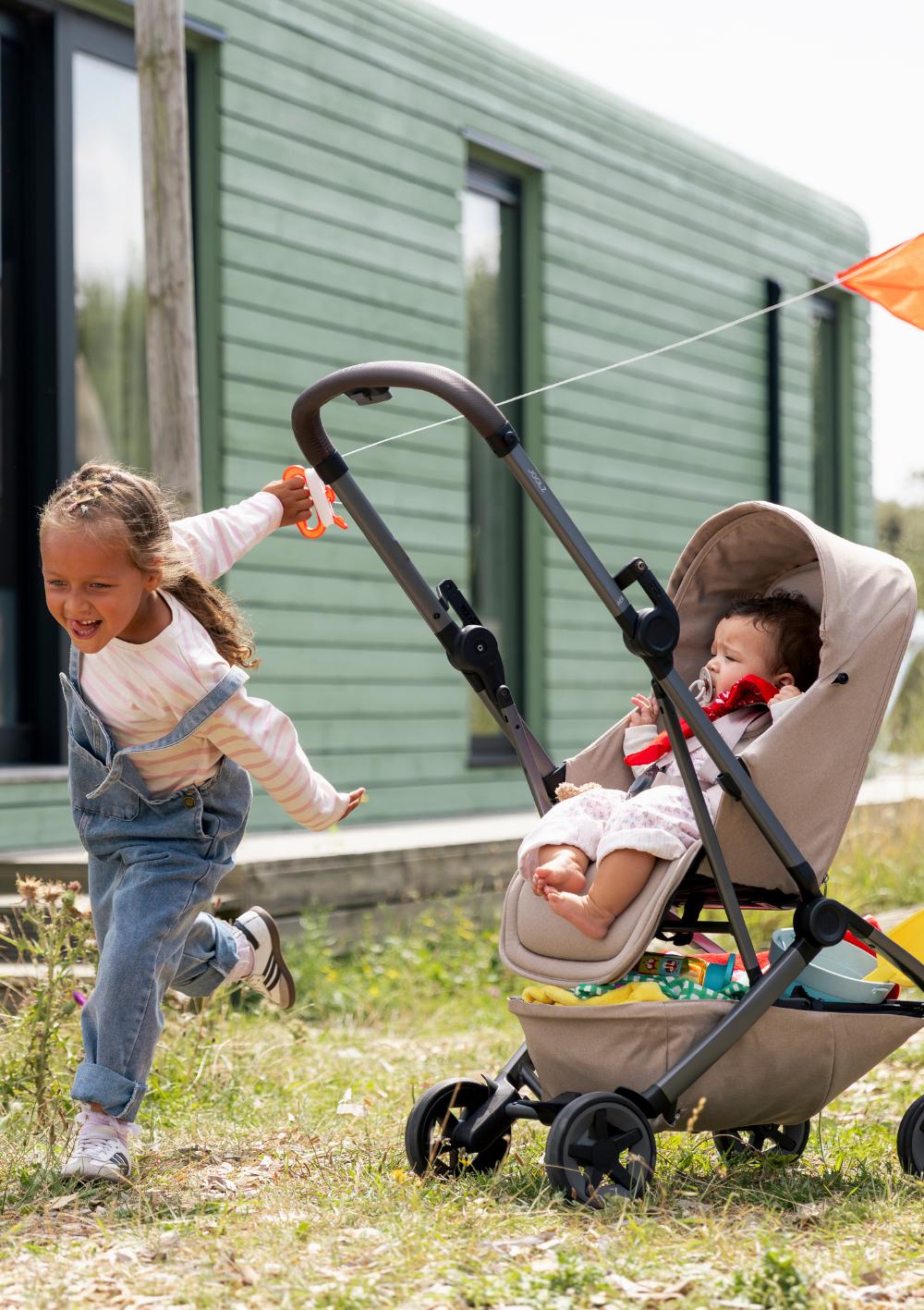 Joolz Neugeborenen-Sitz 'Aer2 Nest to Seat' Sandy Taupe