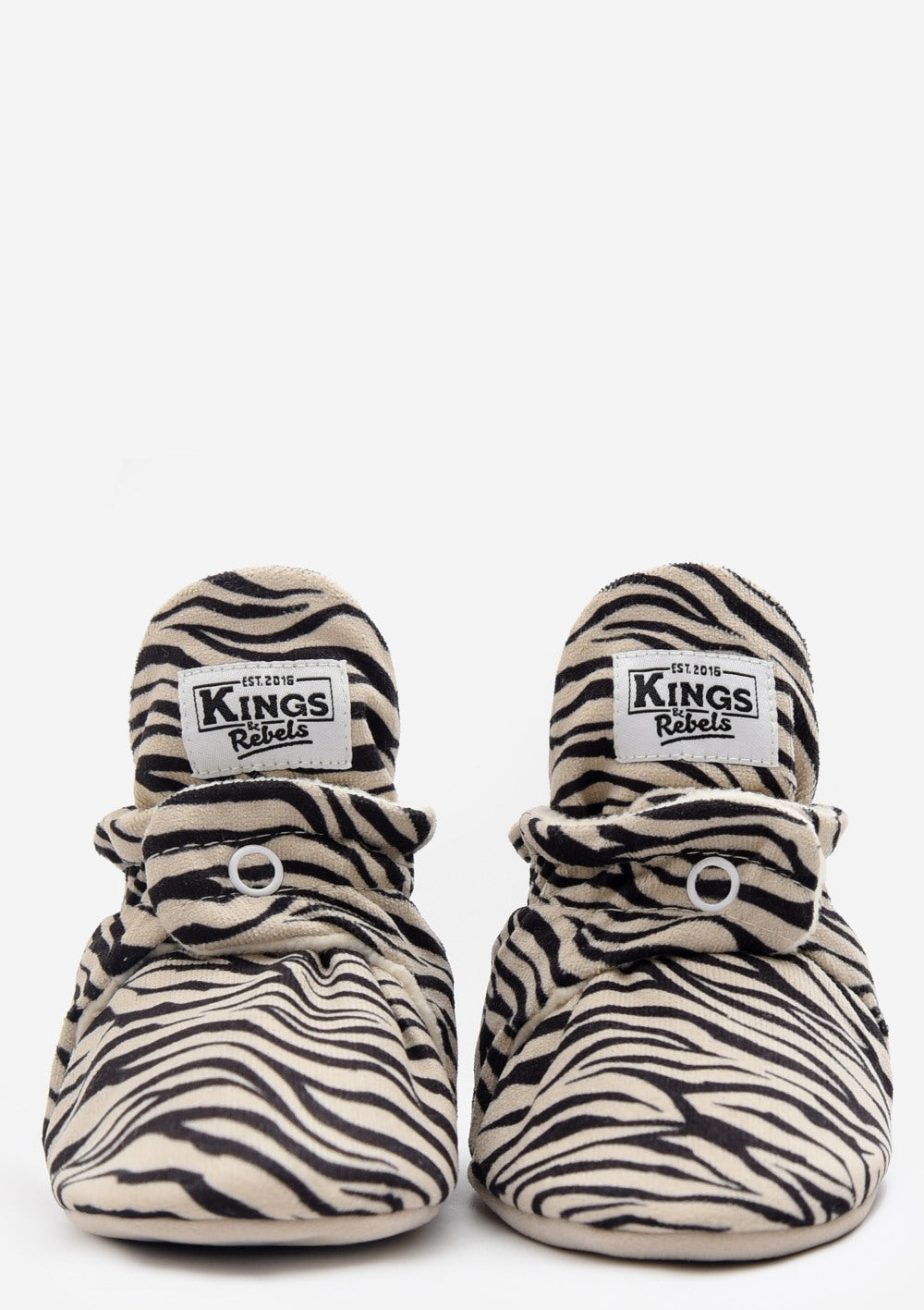 Kings & Rebels Booties Gamuza Zebra