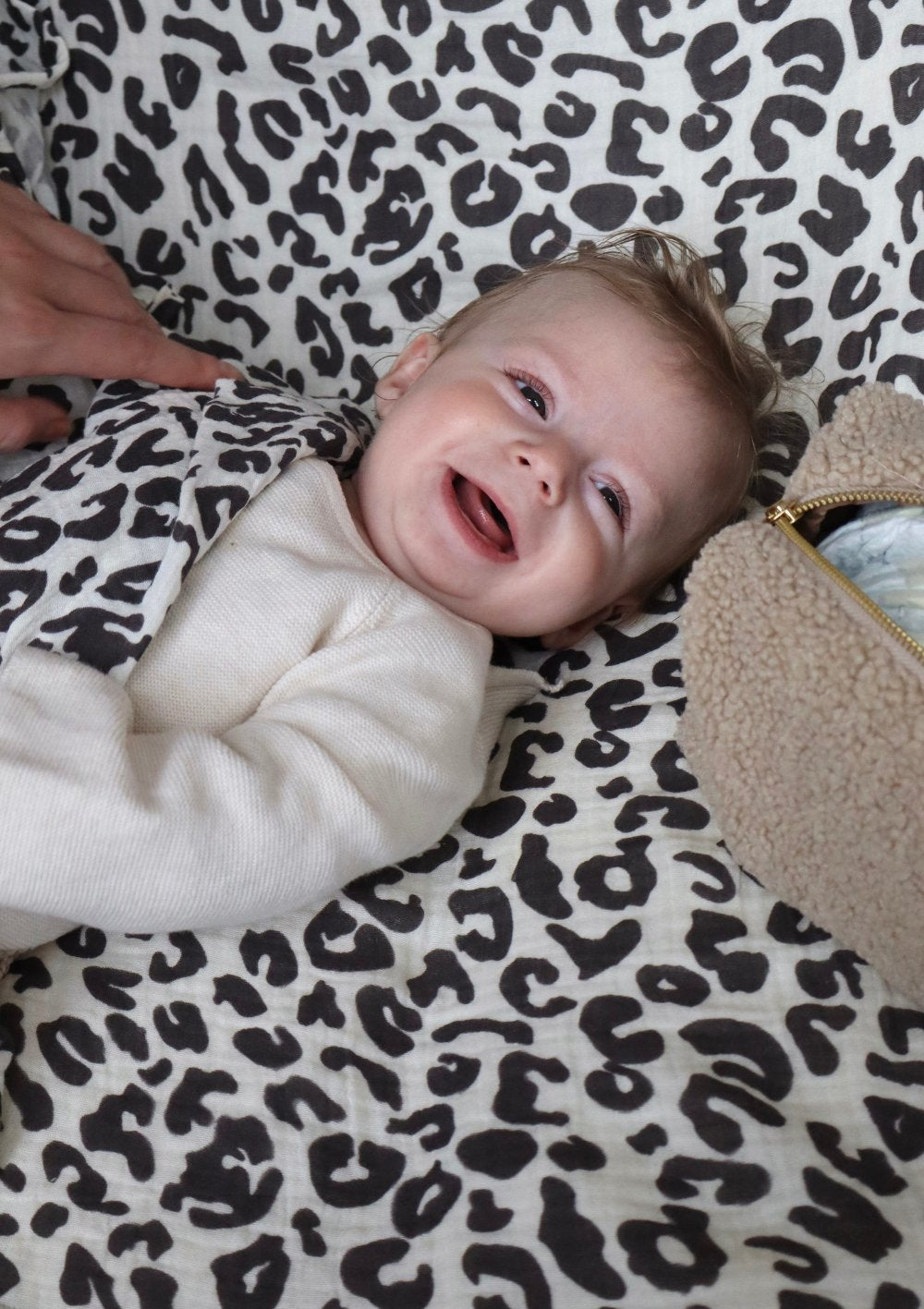 Musselin Mulltuch 'Swaddle Print Medium' Holy Cow 70 x 70 cm