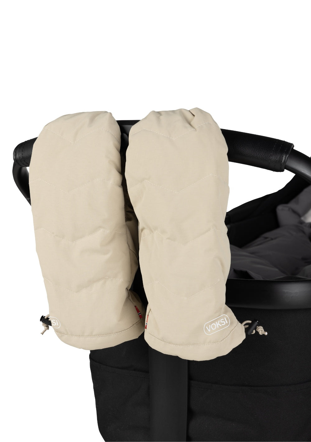Voksi Kinderwagen-Handschuhe Seahshell Sand 