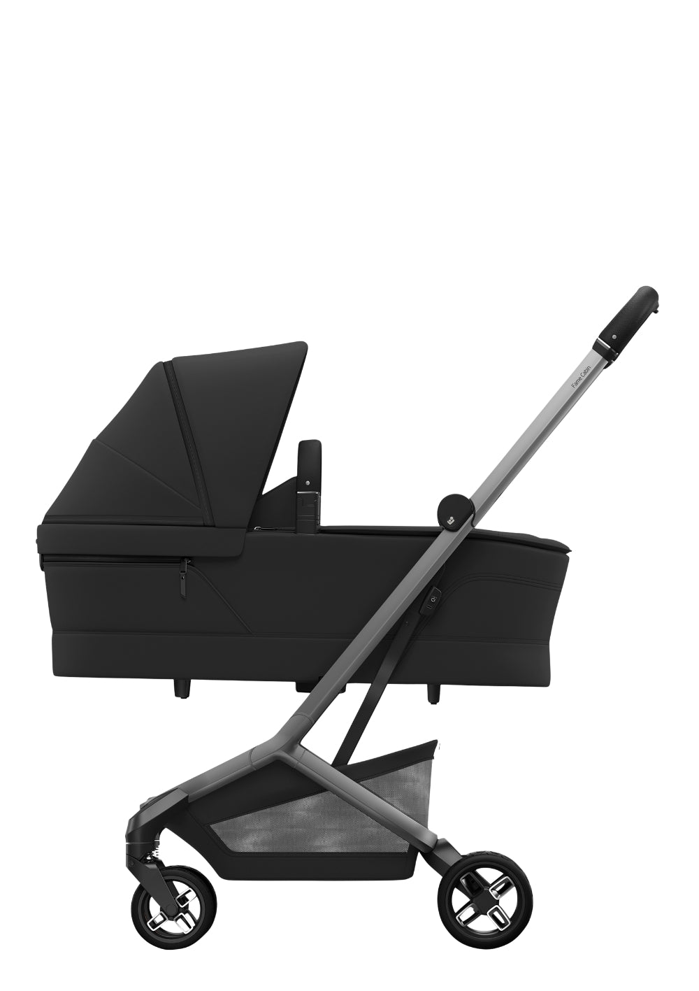 Maxi-Cosi Babywanne 'Cabin' Black Onyx auf dem Kinderwagengestell