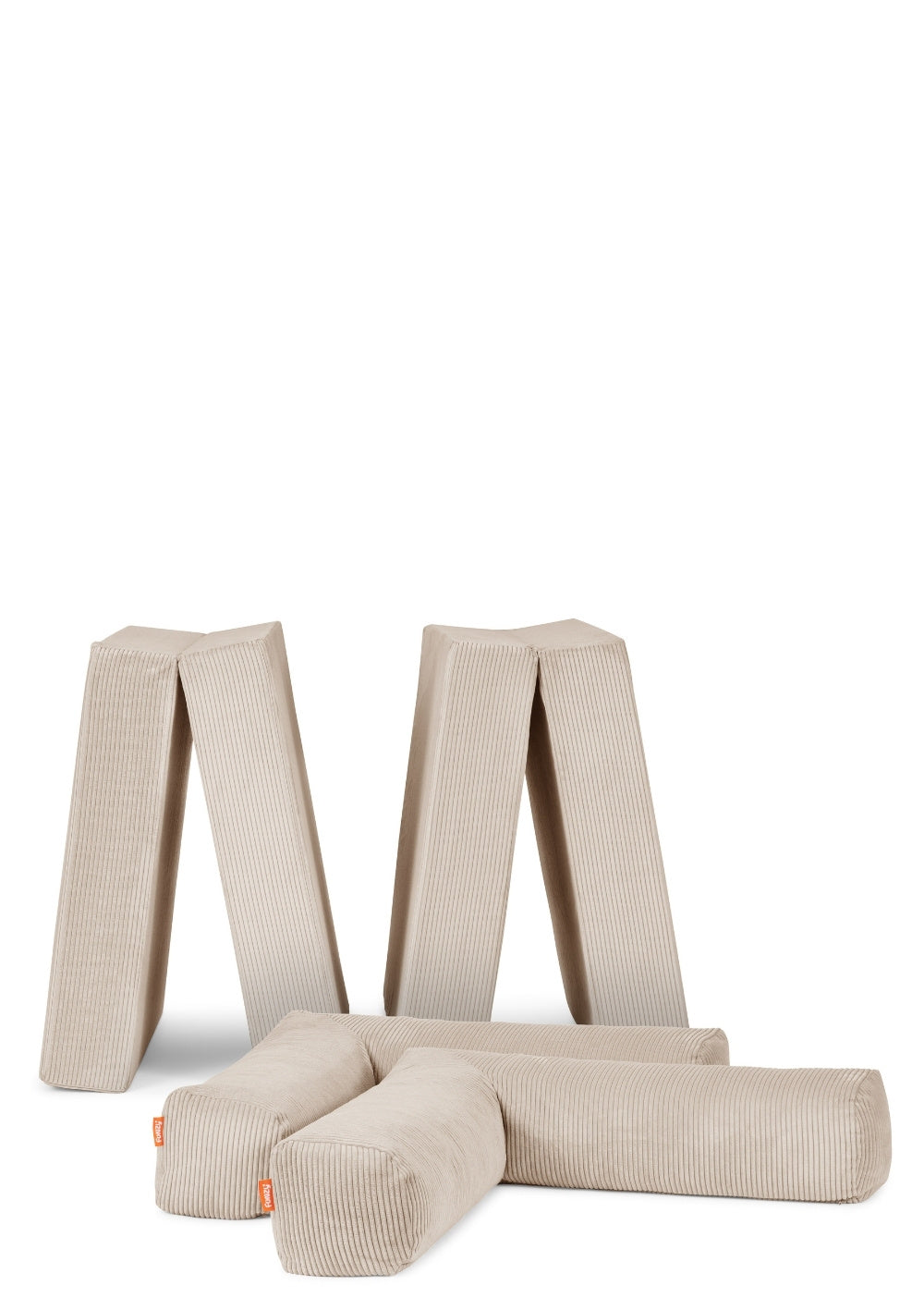 Funzy Family Sofa Cord Creme Beige