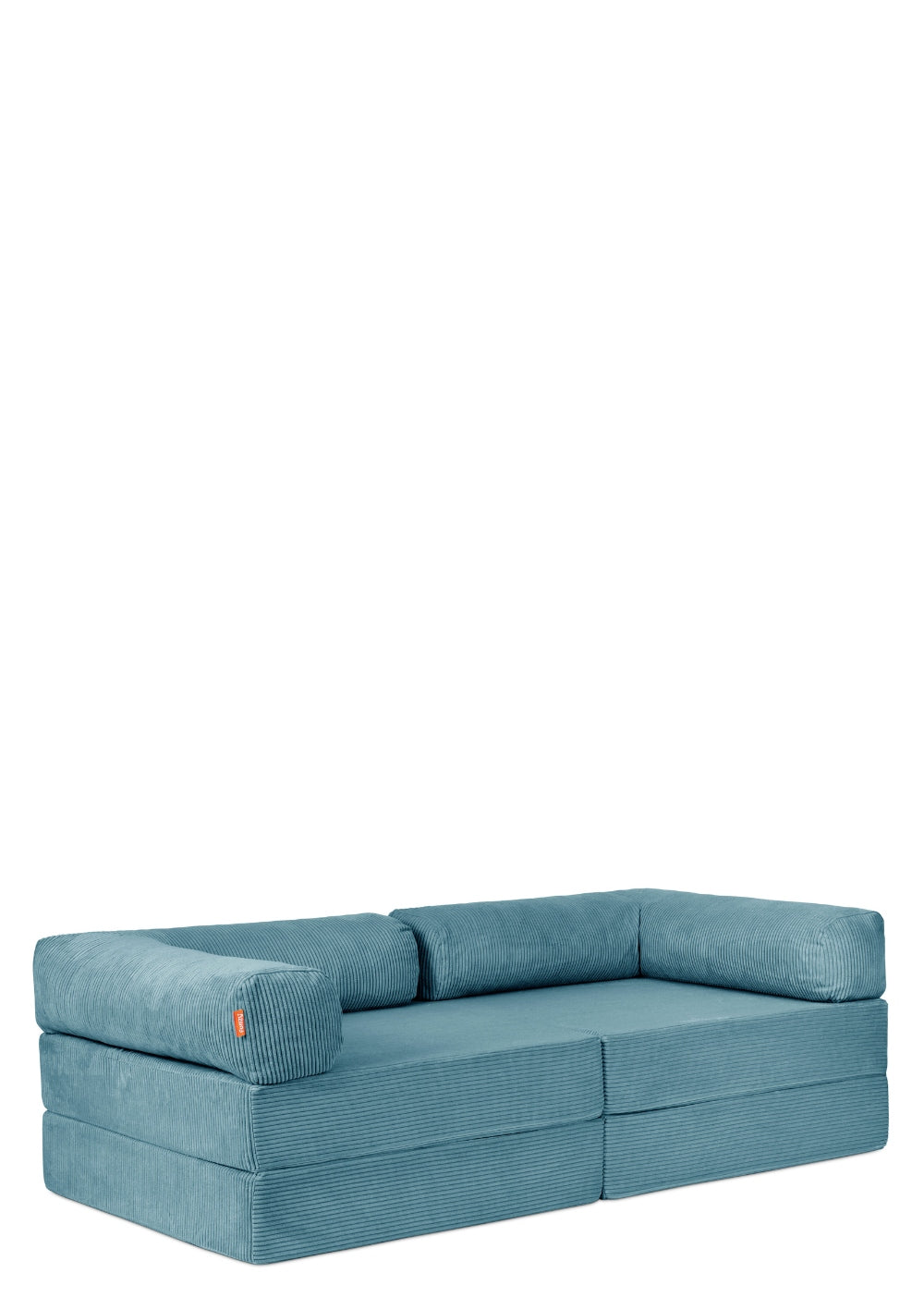 Funzy Family Sofa Cord Lagune Blau