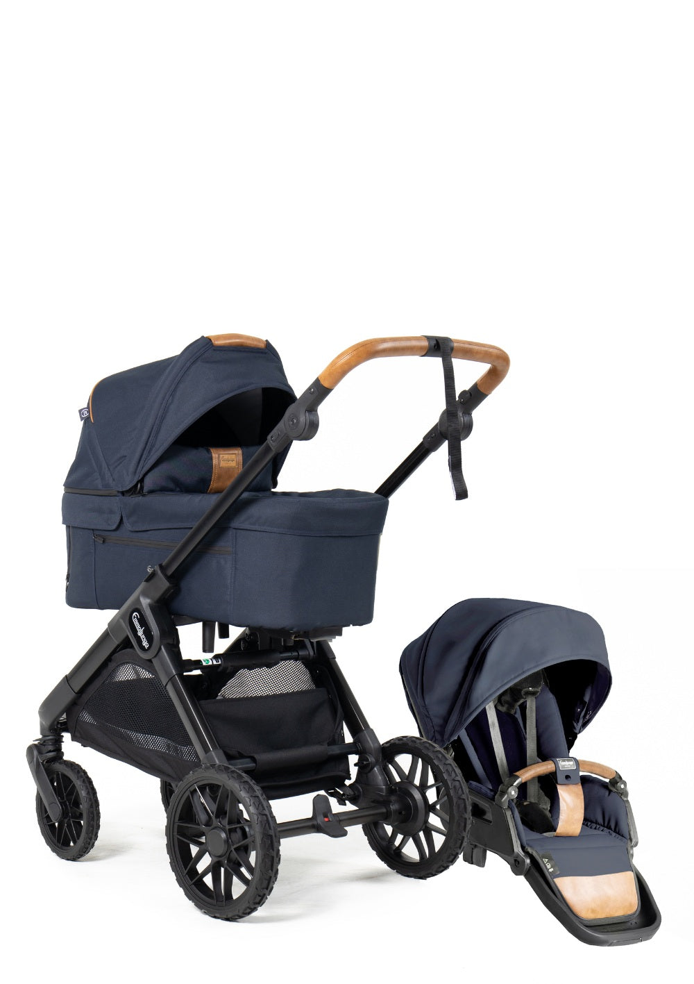 Emmaljunga Kinderwagen-Set 'SENTO MAX FLAT+' Outdoor Dark Navy