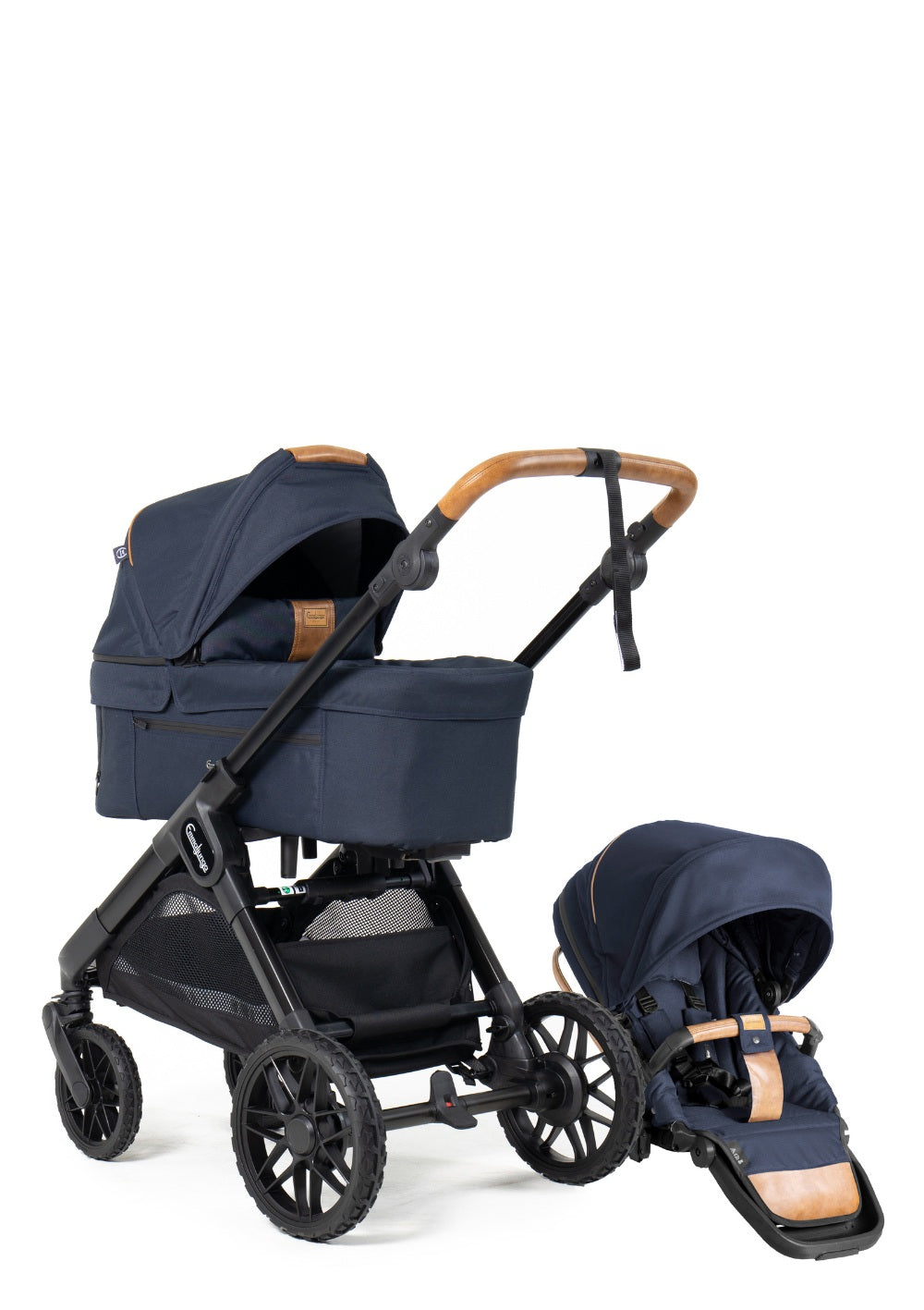 Emmaljunga Kinderwagen-Set 'SENTO MAX ERGO+' Outdoor Dark Navy