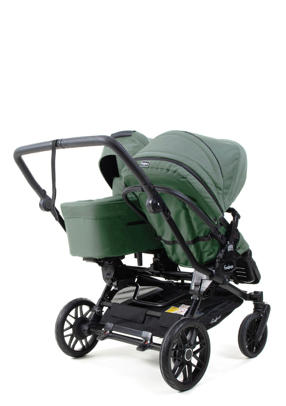 Emmaljunga Geschwisterwagen 'Double SENTO ERGO+' Urban Green