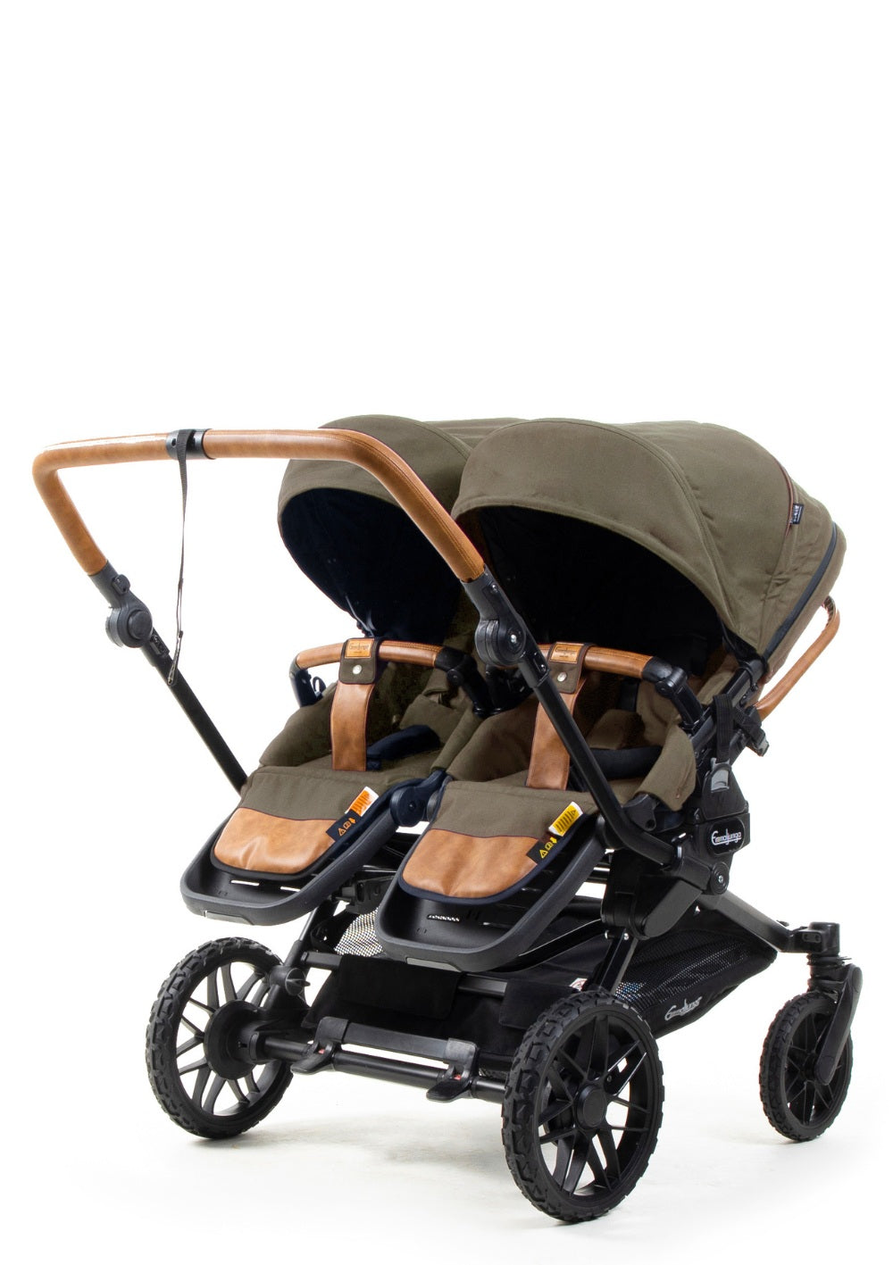 Emmaljunga Geschwisterwagen 'Double SENTO ERGO+' Outdoor Olive