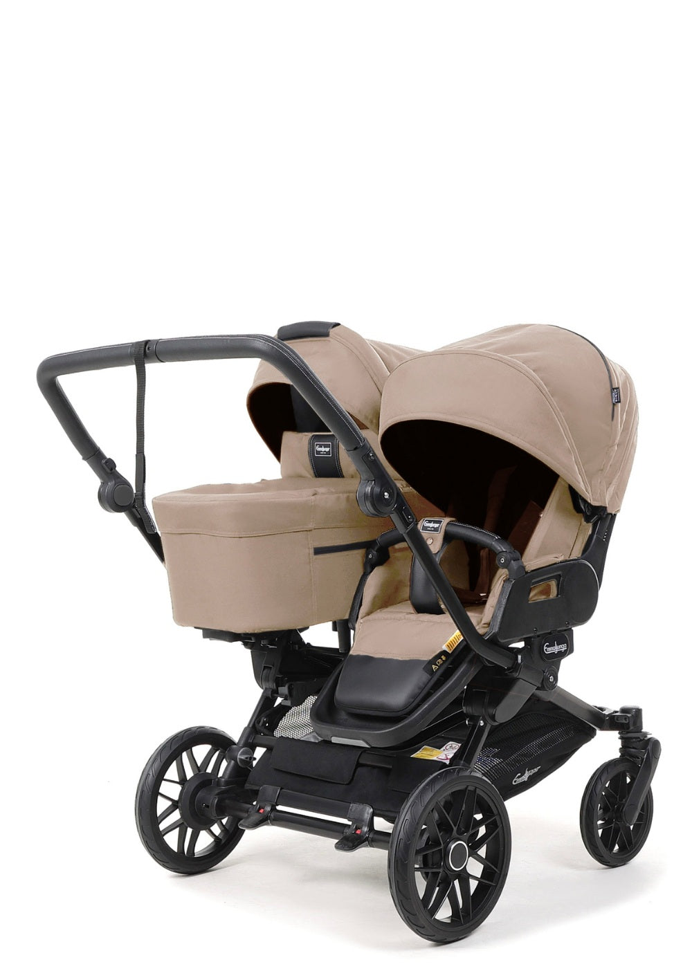 Emmaljunga Geschwisterwagen 'Double SENTO FLAT+' Urban Dune
